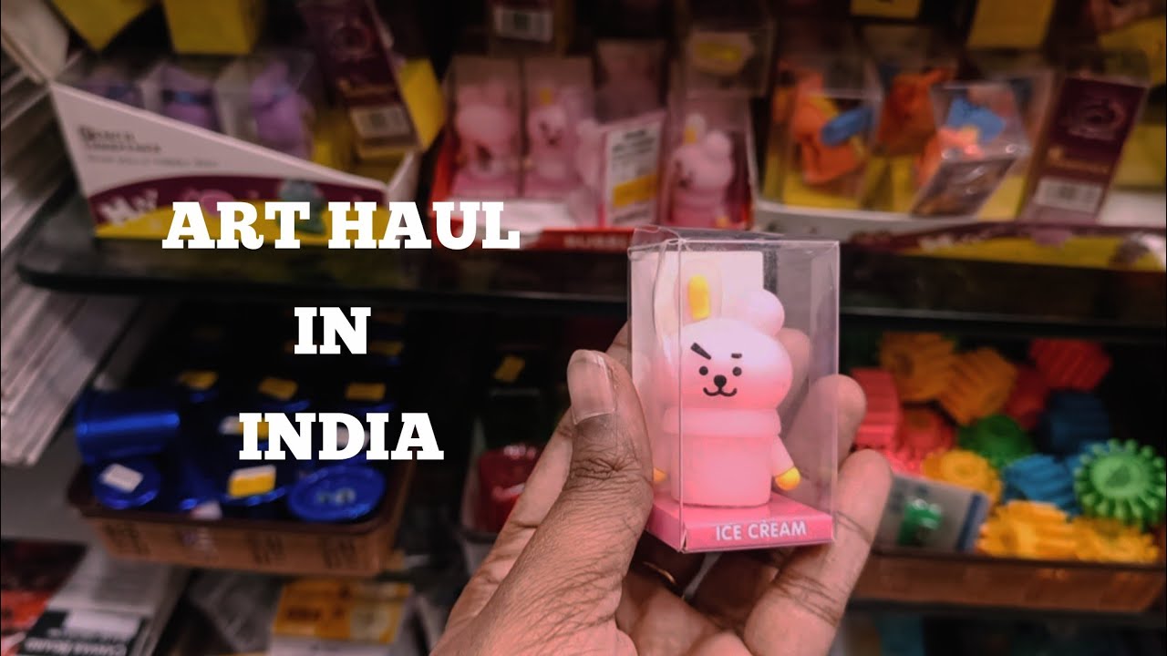 Stationery shopping in India |Art vlog 