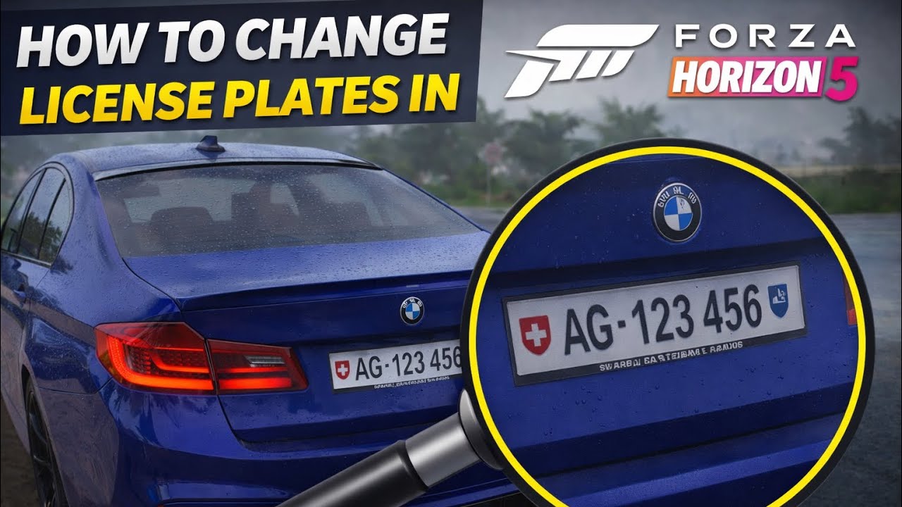How to Change License Plates in Forza Horizon 5