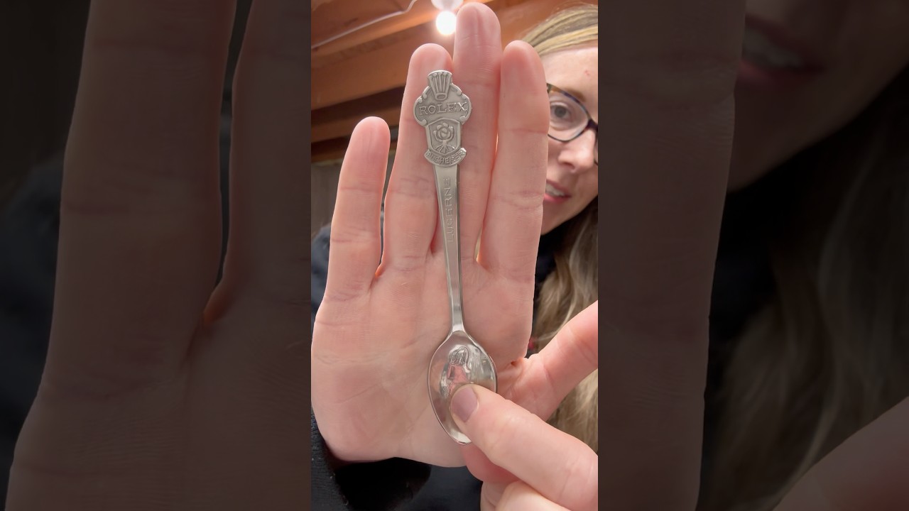 Making a Rolex spoon ring! #rolex #spoonring #upcycle #upcyclejewelry #diy