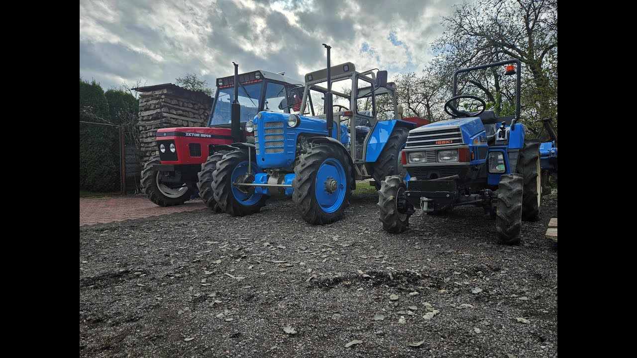 Tractor show Iseki Landhope 175 and Zetor 4045
