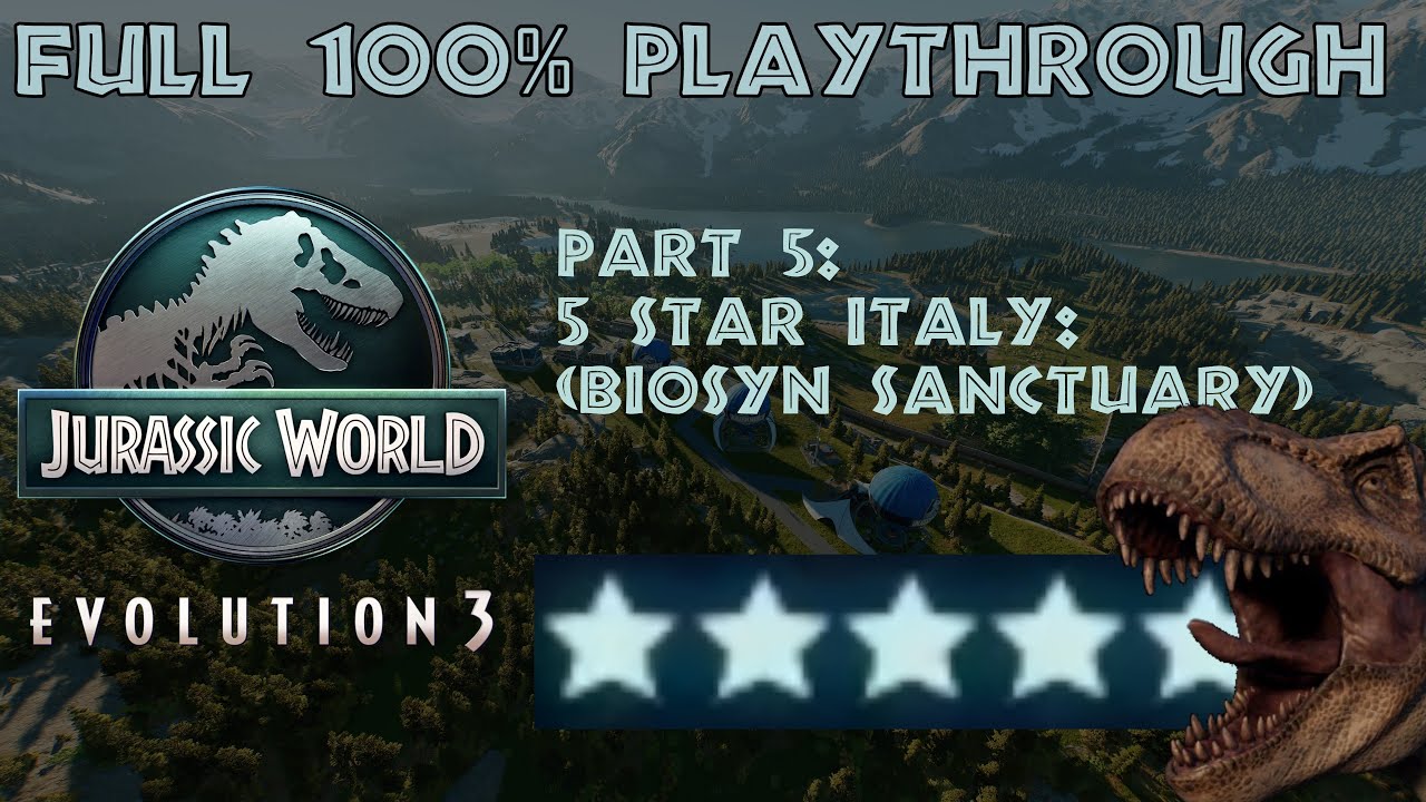 JWE3 &ndash; 100% Complete Story/Campaign Part 5 | 5 Star Biosyn Sanctuary, Italy | Longplay (4K/Max)