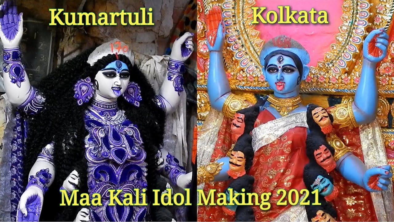 Kumartuli Maa Kali Idol Making 2021 | Kolkata | Kali Puja 2021.
