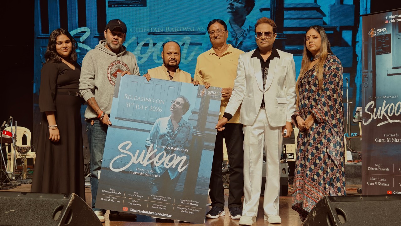 Chintan Bakiwala&rsquo;s Soulful Performance & &ldquo;Sukoon&rdquo; Album Launch with Director Guru Sharma