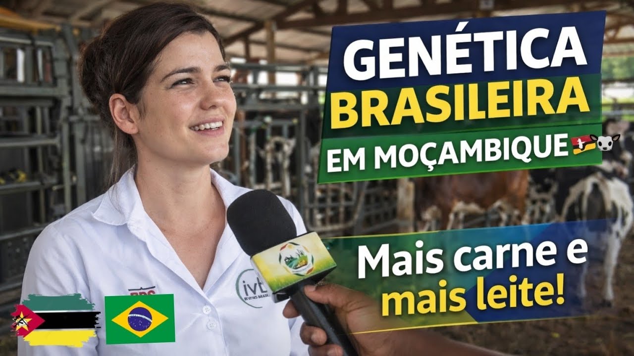 Brazilians are changing the genetics of cattle in Mozambique 🇲🇿🐄 | More meat and more milk!