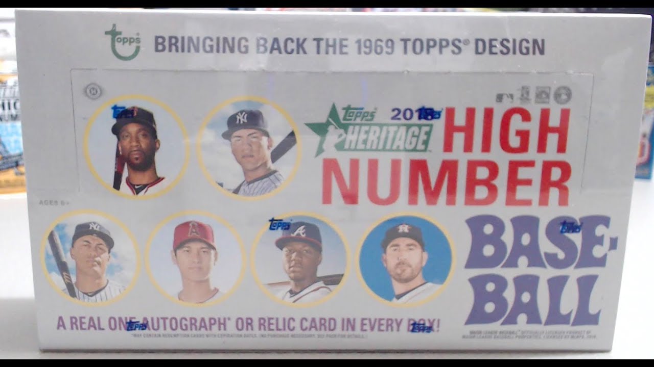 Набор коллекционных карточек Topps Heritage High Number 2018 года