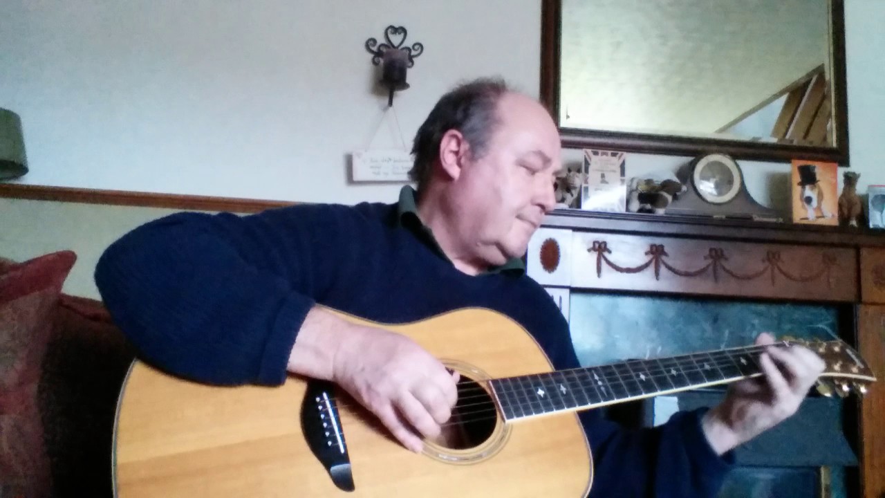 Ke Aloha. slack key guitar played on yamaha LL400.