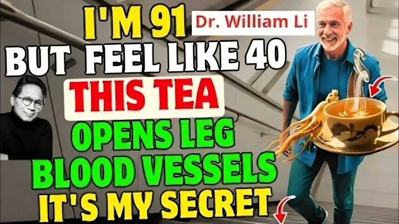 Over 60? Drink These 3 Teas to Rebuild Muscle and Walk Strong Like You Did at 40 | Dr. William Li