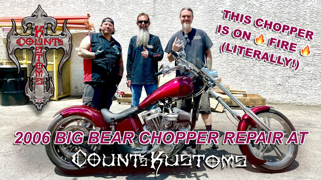 Вертолёт Big Bear 2006 года загорелся 🔥 Ремонт в Count’s Kustoms