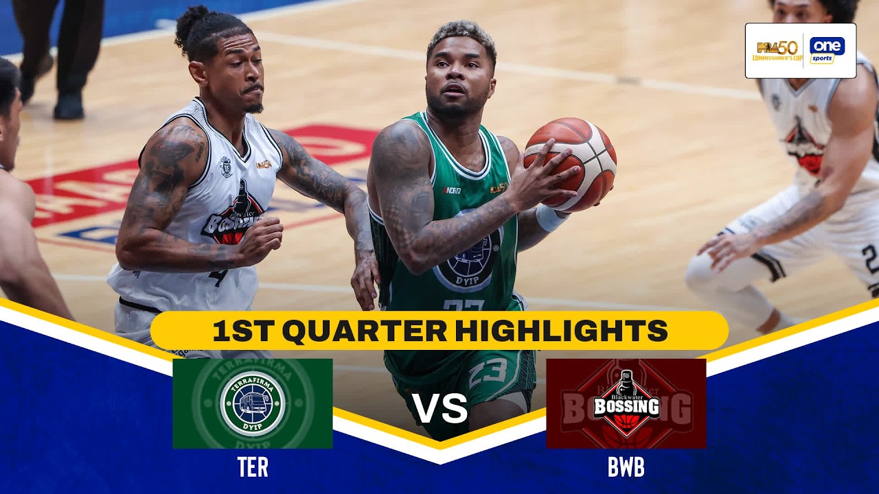 TERRAFIRMA vs BLACKWATER | 1ST QUARTER HIGHLIGHTS | PBA SEASON 50 COMMISSIONER&rsquo;S CUP