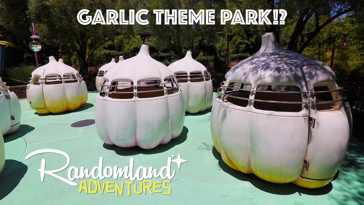 Bizarre GARLIC Theme Park?! Gilroy Gardens & Garlic World!