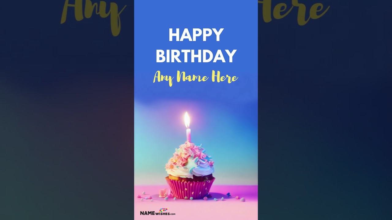 Cute Birthday Wishes with Name Edit 🎂✨ | Create Personalized Messages for Your Loved Ones