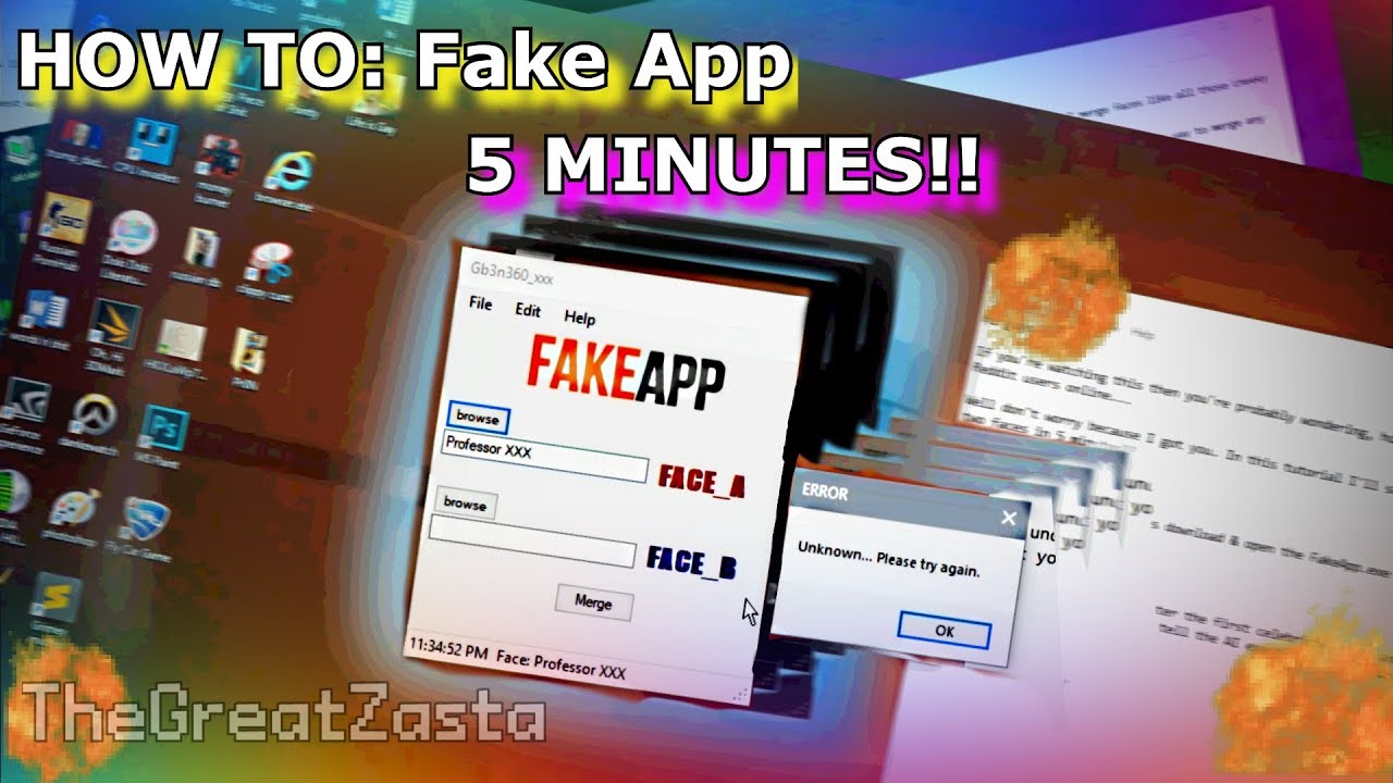 How to merge faces with Fake App in 5 minutes!! Quickest Tutorial