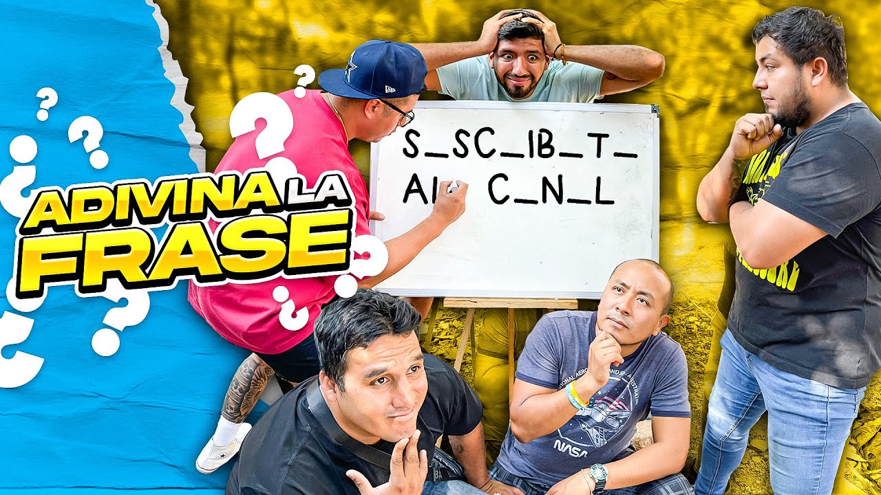 ADIVINA LA FRASE SECRETA CON EL CREW 🔥🤔