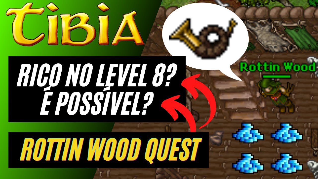 RICO NO TIBIA LEVEL BAIXO - HUNTING HORN TIBIA QUEST