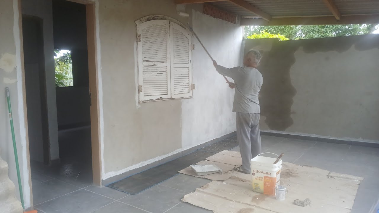 Finalmente  a pintura do quartinho aconteceu,  mas a tinta estragou 