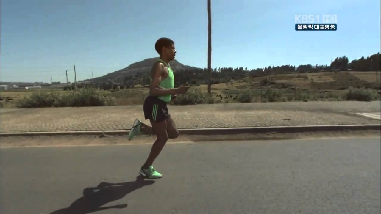 Haile Gebrselassie (slow motion)