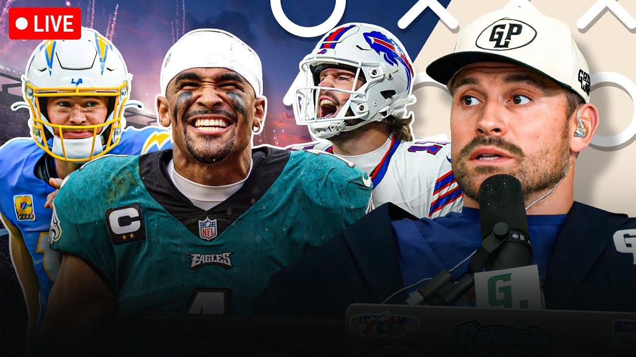 Bills Beat Patriots, Chiefs Eliminated From Playoffs & Eagles Win! | Chris Long Reactions