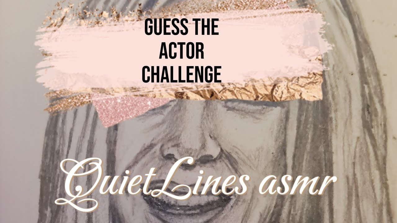 Guess the Celebrity | ASMR Pencil Sketching | No Talking