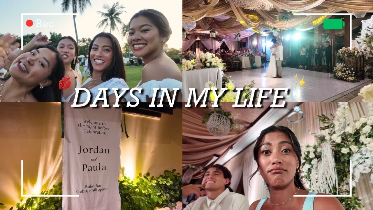 BACK IN THE PHILIPPINES ☀️ wedding weekend, maid of honor duties, what i ate + surprises!!