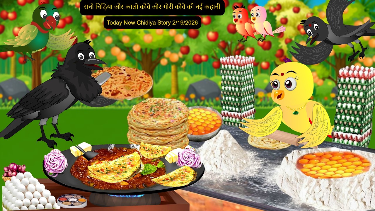 19-2-2026 | Chidiya Wala Cartoon | New Episode Rano Chidiya Ki New Hindi Kahaniyan | Chichu TV