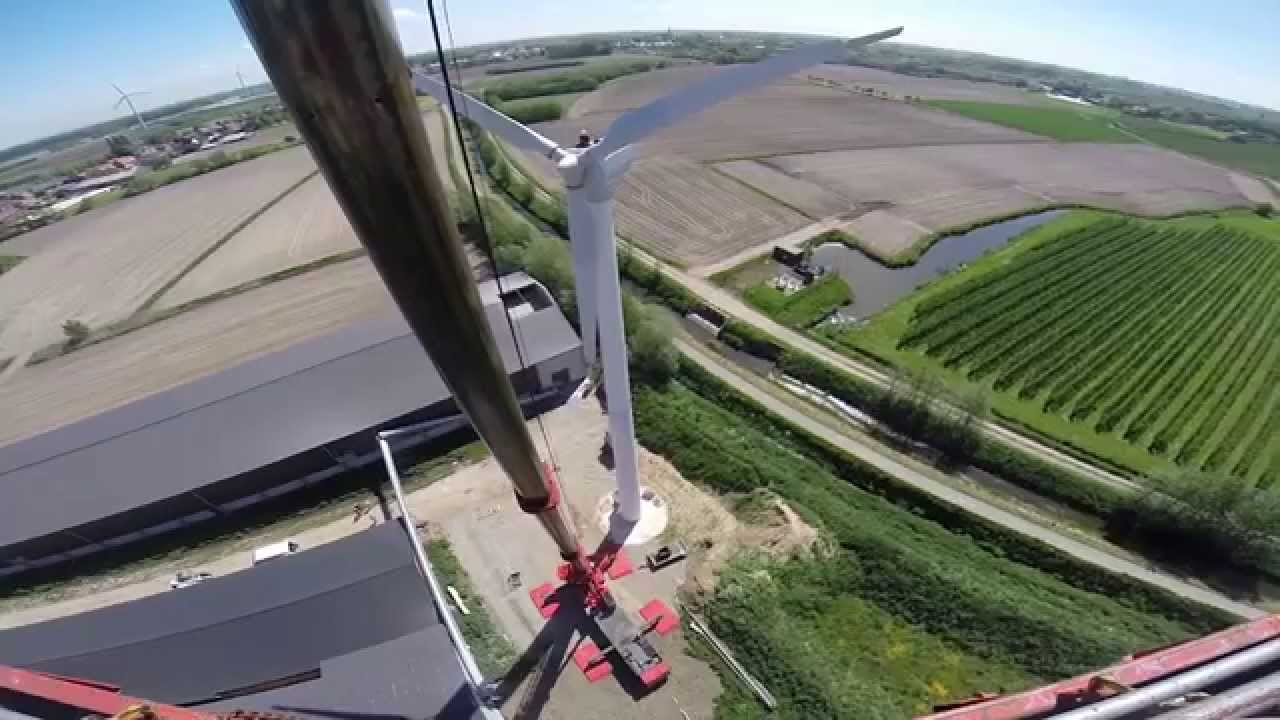 plaatsen van windmolen ,Windturbine,neowind