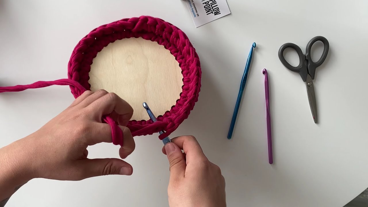 Как да си изплетем панер с дървено дъно? Basket with wooden bottom ( 2 ) TUTORIAL BY Pillow Point