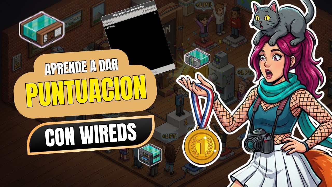 C&oacute;mo Crear un Sistema de Puntuaci&oacute;n con WIRED en Habbo | Tutorial | LaChulaHB