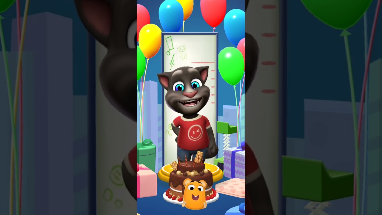 TALKINGTOM HAPPY MORNING FOOD🐱😋#talkingcat#talkingtom#letsplaydoddles#ytvideos#youtubevideos#trend