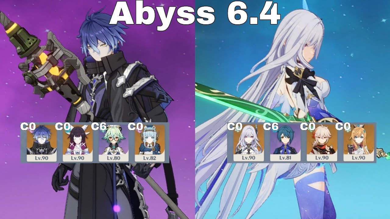 Flins Lunar-Charge team & Skirk Frozen Team | Clear New Abyss 6.4 | Genshin Impact