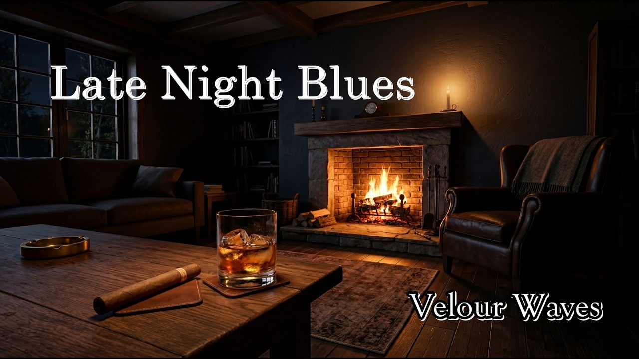 Late Night Blues 🎷Best Relaxing Music 🎶 Smooth Slow Blues