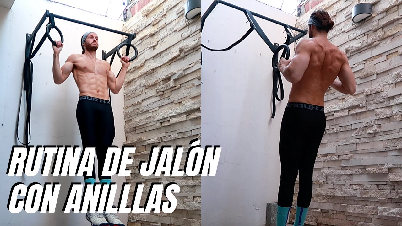 RUTINA DE ARRASTRE / JALÓN CON ANILLAS (ESPALDA Y BÍCEPS)