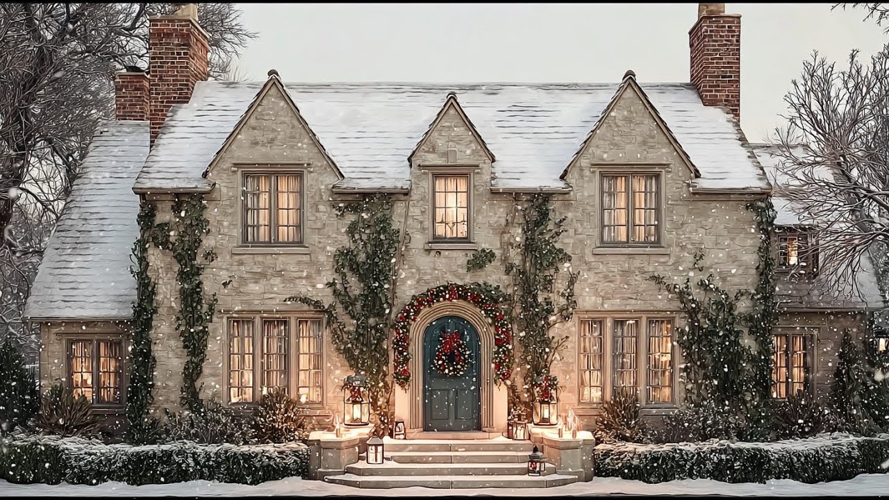 Picture Perfect English Cottage | Christmas Decorations & Cozy Interiors