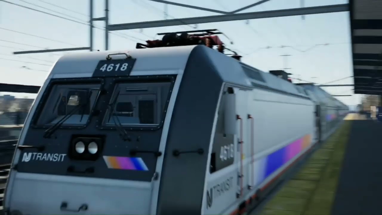 Amtrak Northeast Corridor NJ Transit path Acela Acs64 NJ New York Trenton New Jersey Linden.