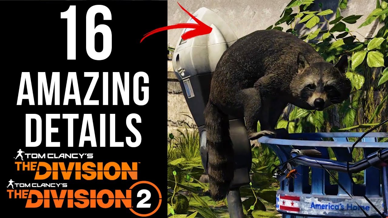 16 AMAZING Details in The Division Games