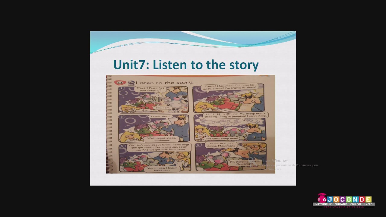 2 AEP   uniti 7   listen to the story MAJUSCULE SCHOOL ACADEMY
