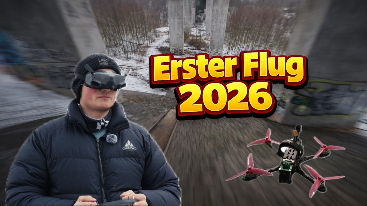 FPV 2026 – Jetzt wird trainiert | Erster Flug & erste Crashs