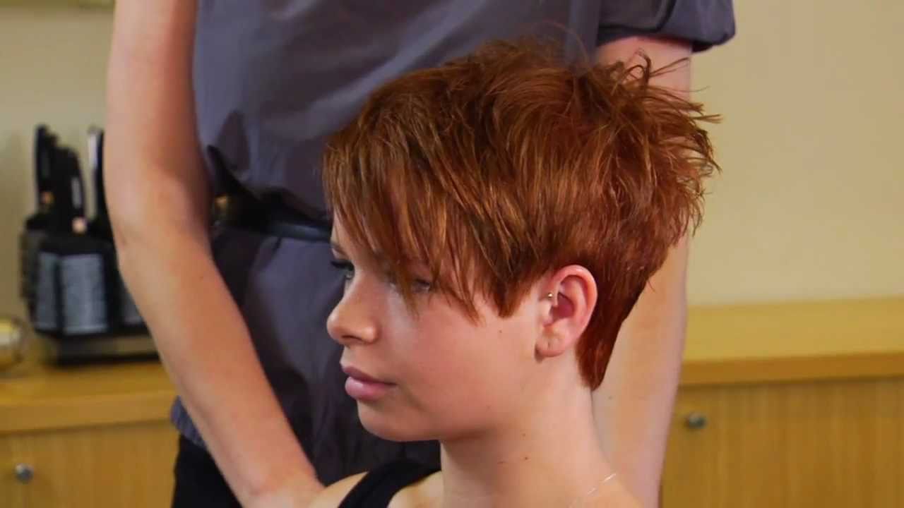 For volume in fine short textured hair