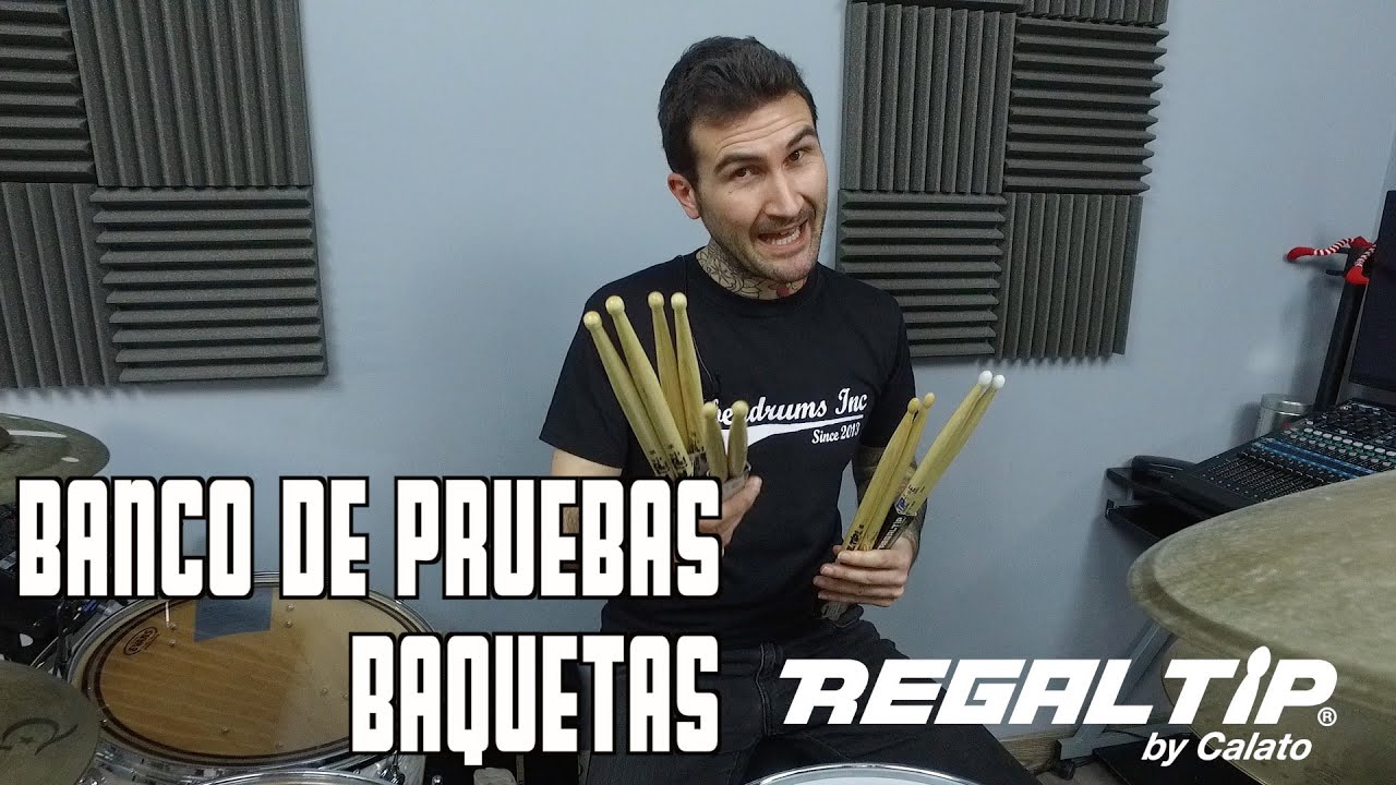 Baquetas Regal Tip - Banco de pruebas