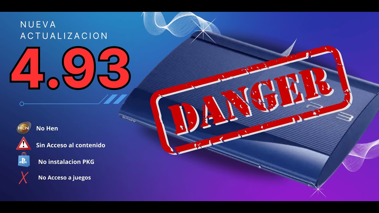 ⚠️Cuidado Actualizacion 4.93 Ps3 Se acerca. 