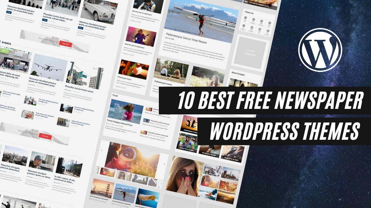 Best Free Newspaper WordPress Themes | Free WordPress Magazine Themes For News & Blogs | Wpshopmart
