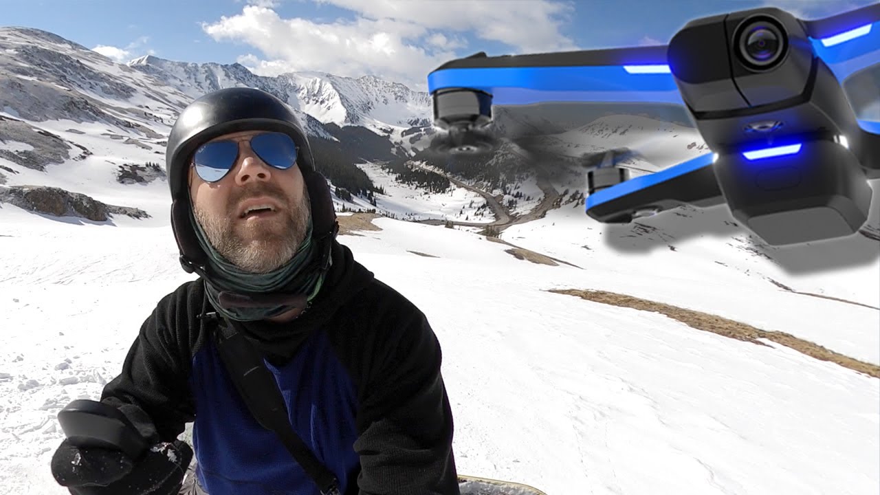 Может ли дрон Skydio 2 отслеживать, как вы катаетесь на сноуборде?