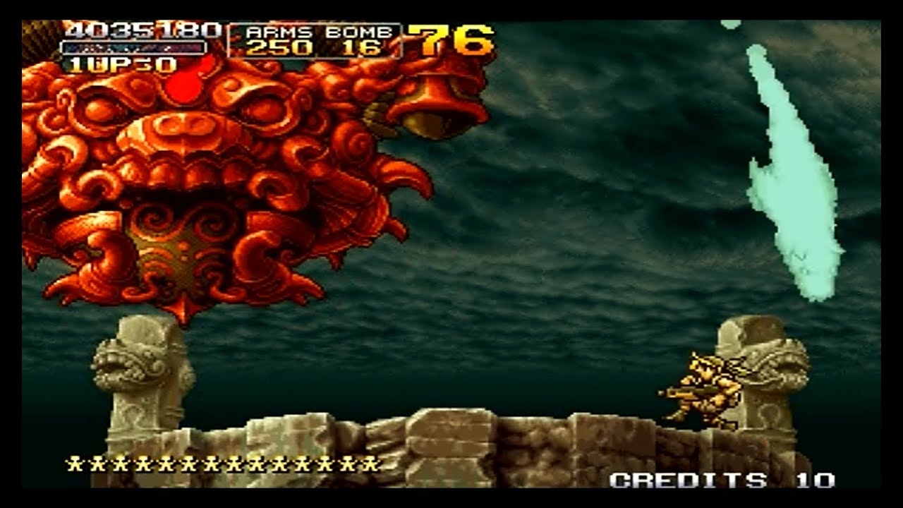 METAL SLUG 3 Mission 4 Boss Battle(Eri Vs. Sol Dae Rokker)