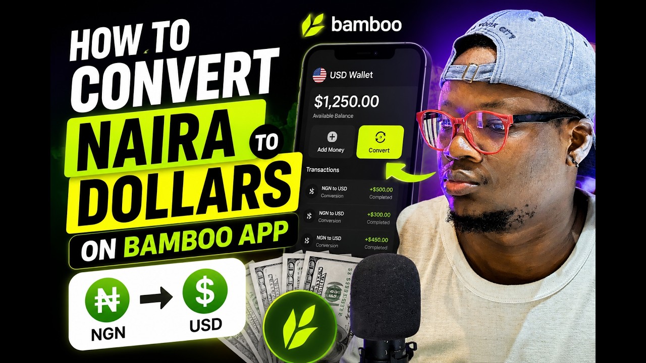 How to Convert Naira to Dollars (USD) on Bamboo | Invest Bamboo Convert Dollars