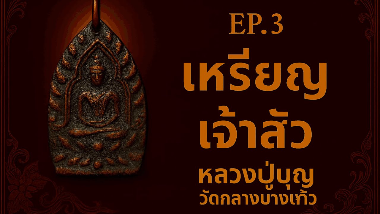 EP.3 เหรียญเจ้าสัว หลวงปู่บุญ วัดกลางบางแก้ว — ตำนานพระแห่งโภคทรัพย์
