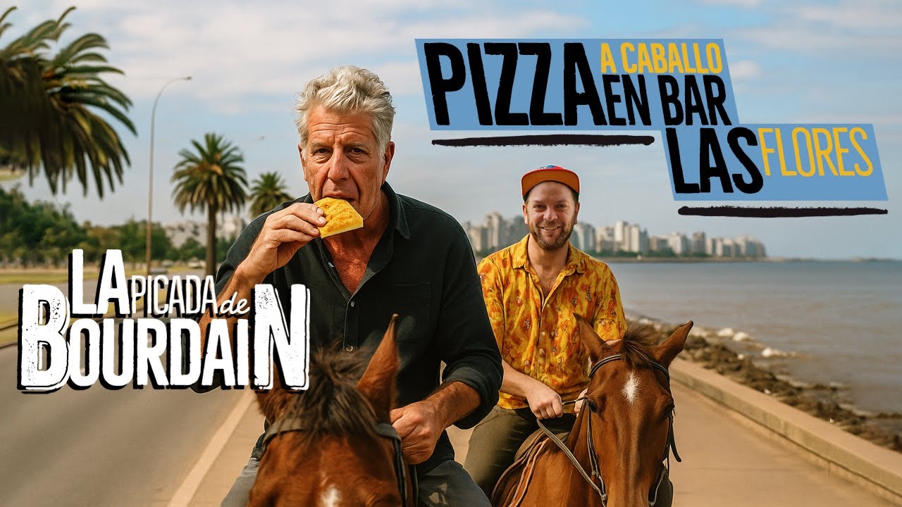 Esta es la pizza que comió Anthony Bourdain en Uruguay
