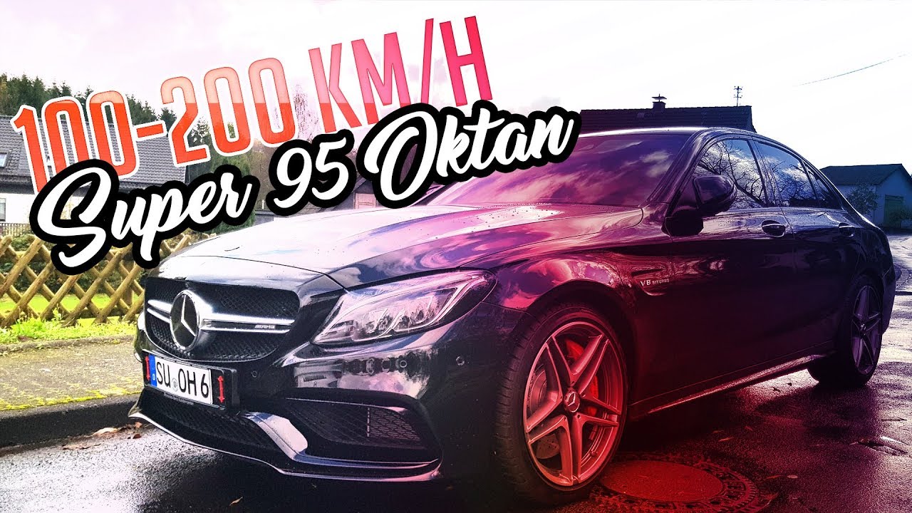 83metoo - C63s 100-200 km/h 95 Oktan Super Benzin & BMW 140i Autobahn 100-200 km/h Messung