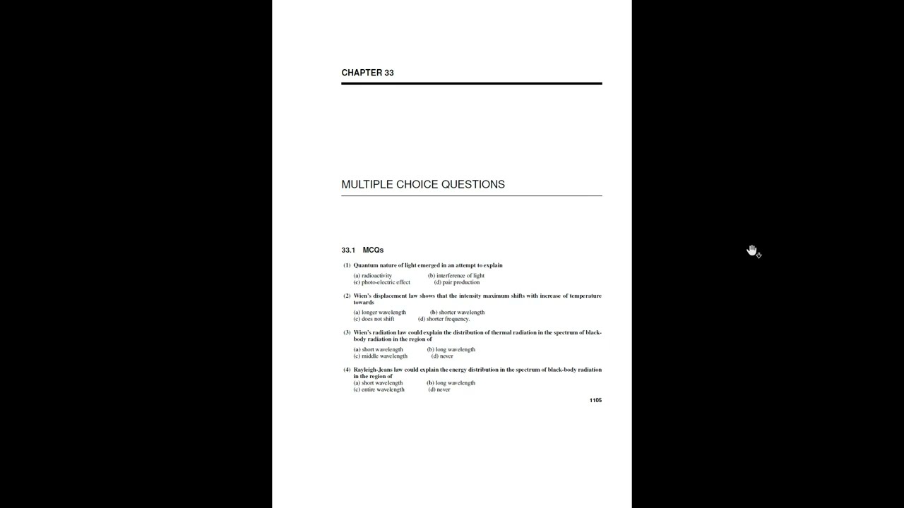 Atomic and Molecular Sttructure (Part 4)