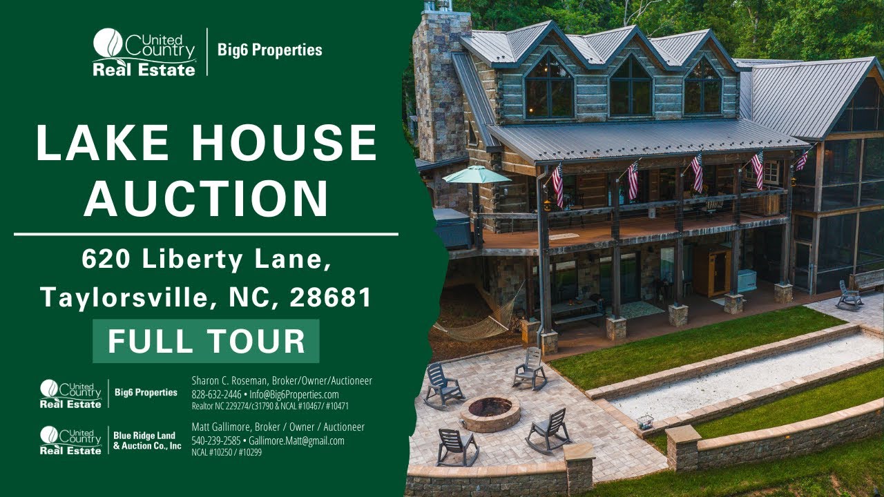 AUCTION | FULL TOUR of 620 Liberty Lane Taylorsville NC 28681