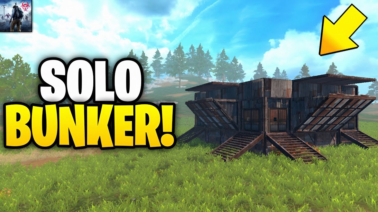 MY FAVORITE SOLO BUNKER BASE DESIGN! (BASE TUTORIAL) - Last Island of Survival