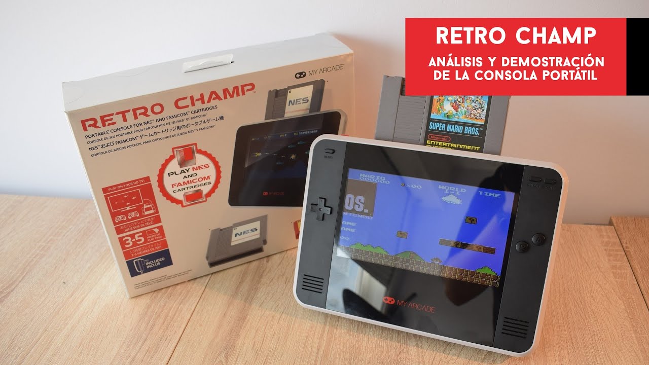 Retro Champ. An&aacute;lisis y demostraci&oacute;n de uso de la #consola port&aacute;til para NES/FAMICOM | Gameit ES